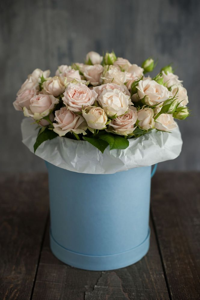 свадебная коробка XL с пионами для церемонии в Астрахани