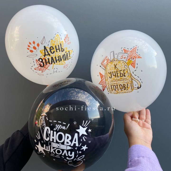 Воздушный шар к 1 сентября в Астрахани