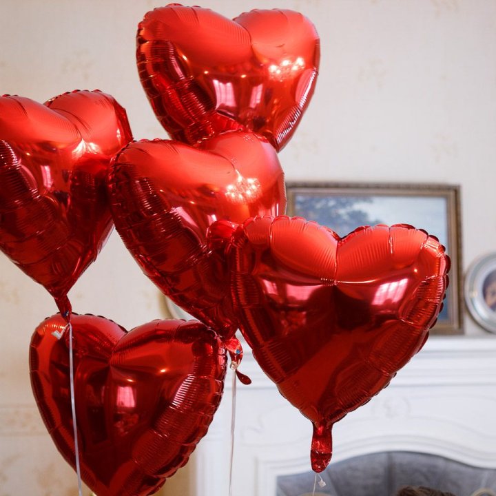 Фольгированный шар "Сердце" в Астрахани