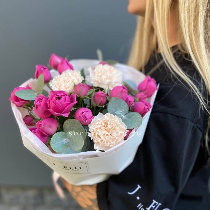 Букет с мисти бабблс №2 в Астрахани