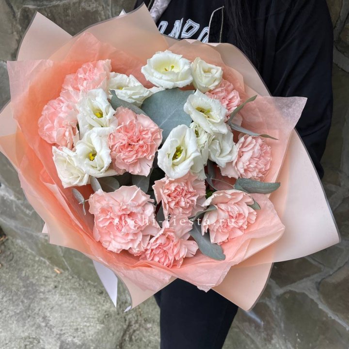  Букет диантусов "Пич" в Астрахани