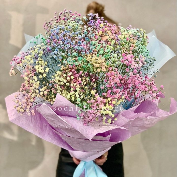 Радужные гипсофилы №2 в Астрахани