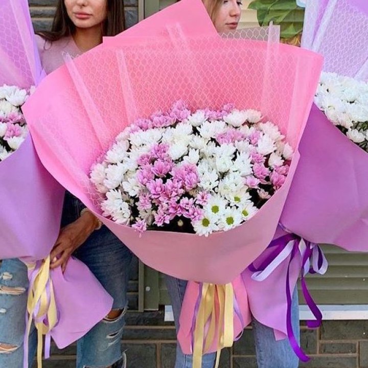 Букет хризантем №3 в Астрахани