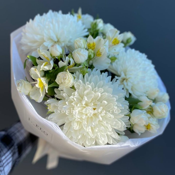 Букет из хризантем "Миранда" в Астрахани