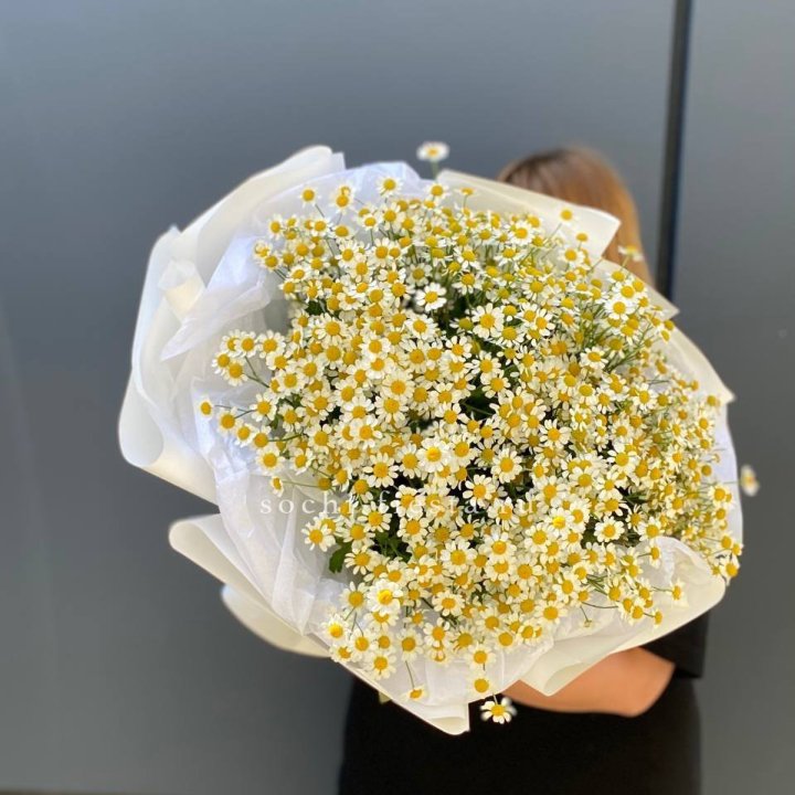 Букет ромашек "Фемели" в Астрахани