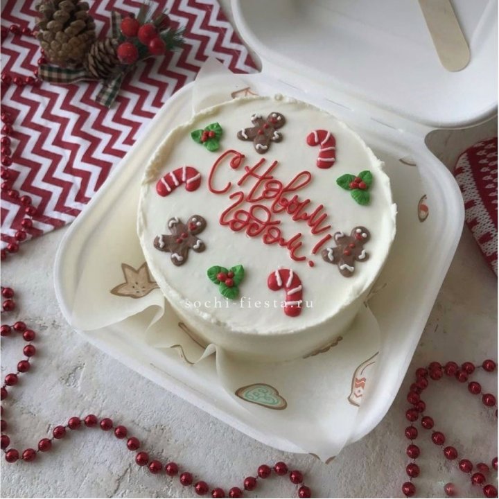 Бенто-торт "С Новым Годом!" в Астрахани