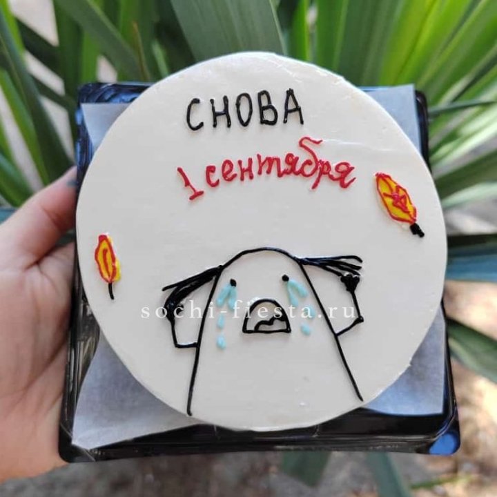 Бенто-торт "Не опять, а снова..." в Астрахани