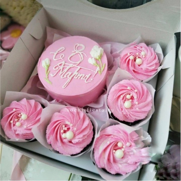 Капкейки и бенто-торт "8 марта!" в Астрахани