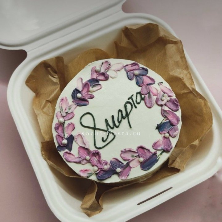 Бенто-торт "8 марта цветы"  в Астрахани