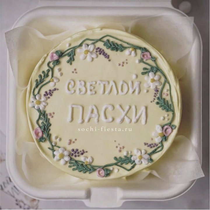 Бенто-торт "Светлой Пасхи" 2 в Астрахани