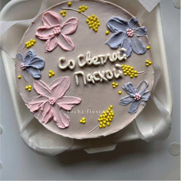 Бенто-торт "Светлой Пасхи" 3 в Астрахани