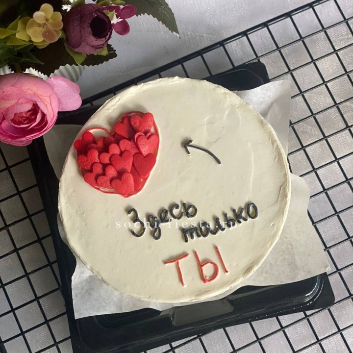 Бенто-торт "В моем сердце только ты"  в Астрахани
