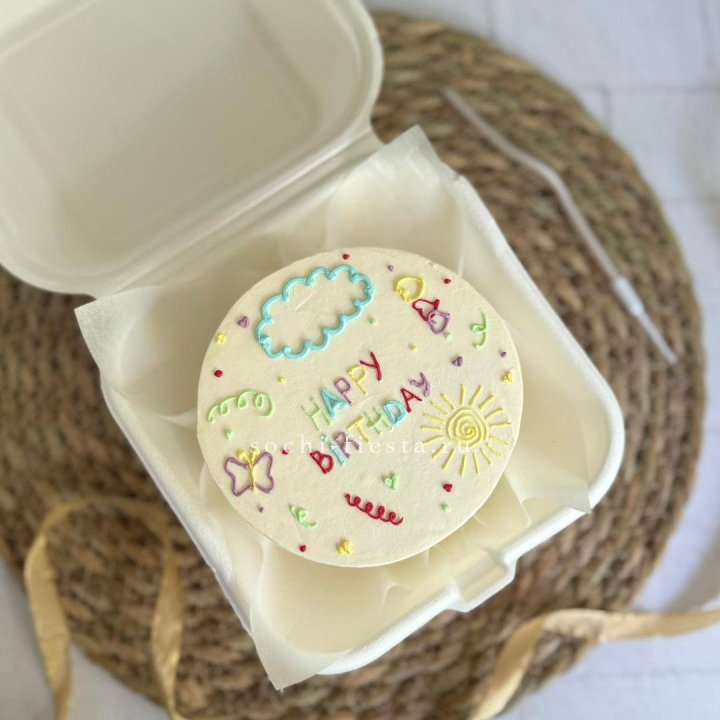 Бенто-торт "С днем рождения!"  в Астрахани