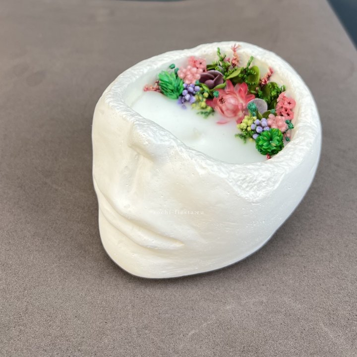 Свеча ароматическая в гипсе  в Астрахани