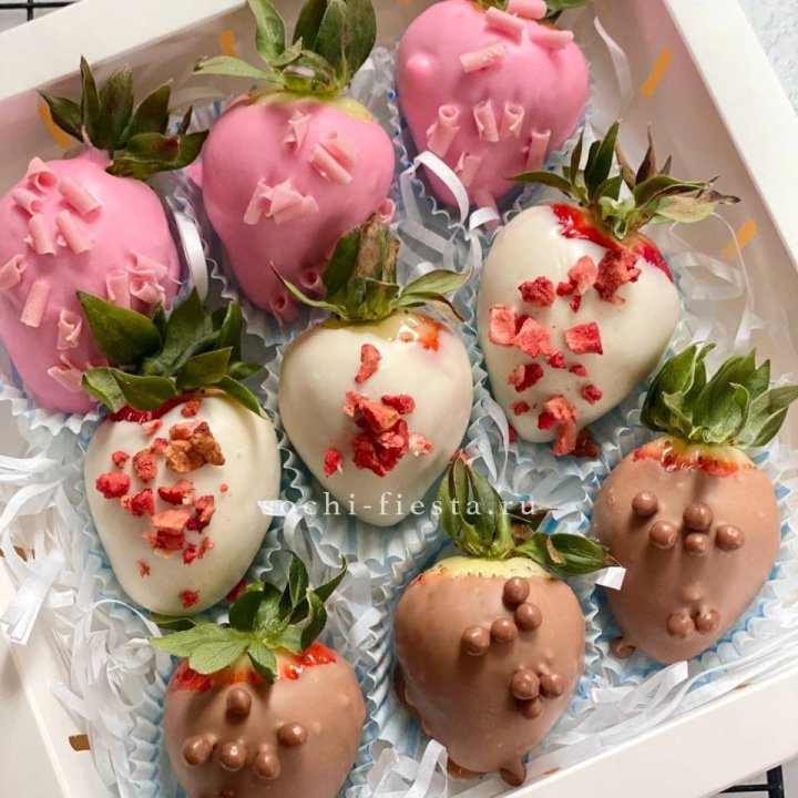 Клубника в шоколаде 9 ягод в Астрахани