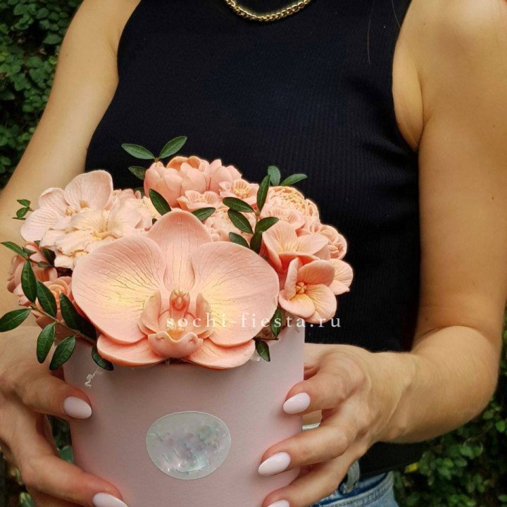 Шоколадный букет Орхидей в Астрахани