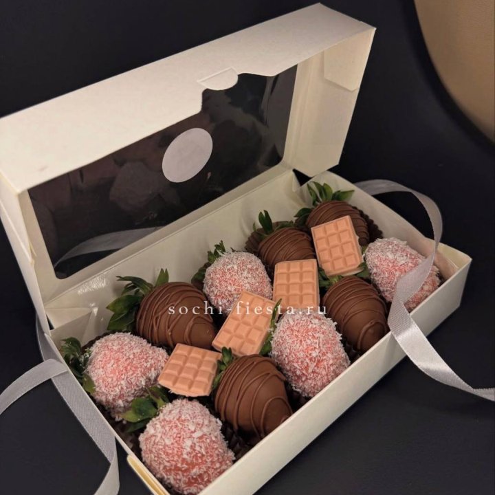 Клубника в шоколаде 10 ягод №2 в Астрахани