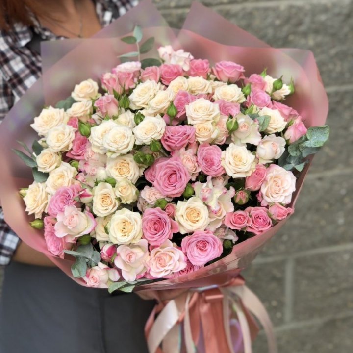 21 кустовая роза в Астрахани