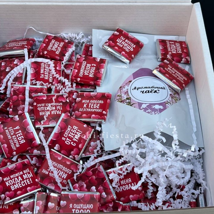 Набор Шоколад и Чай "101 причина любви" в Астрахани
