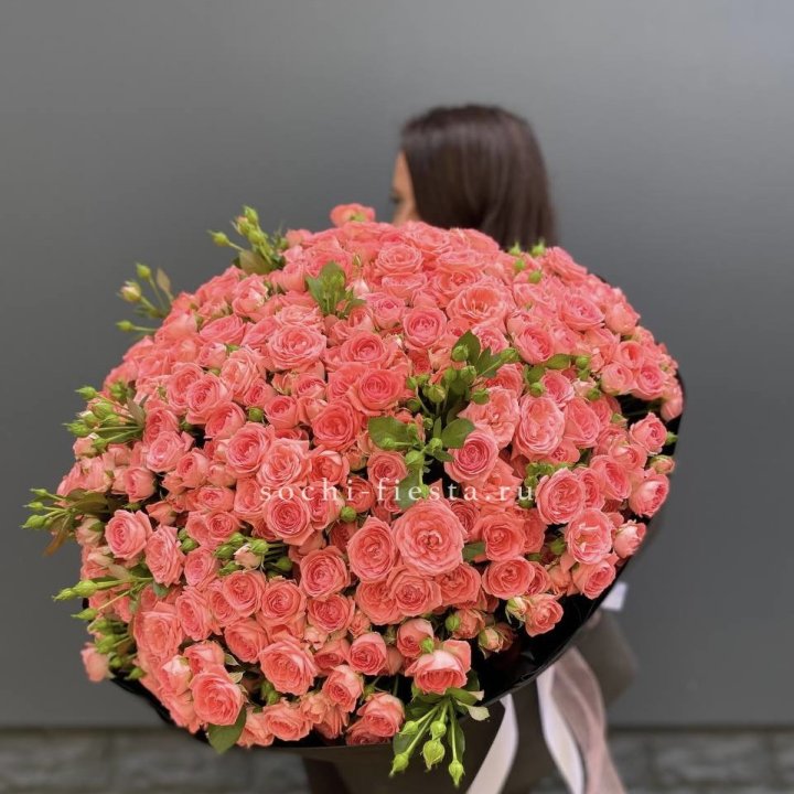 101 кустовая роза Барбадос в Астрахани