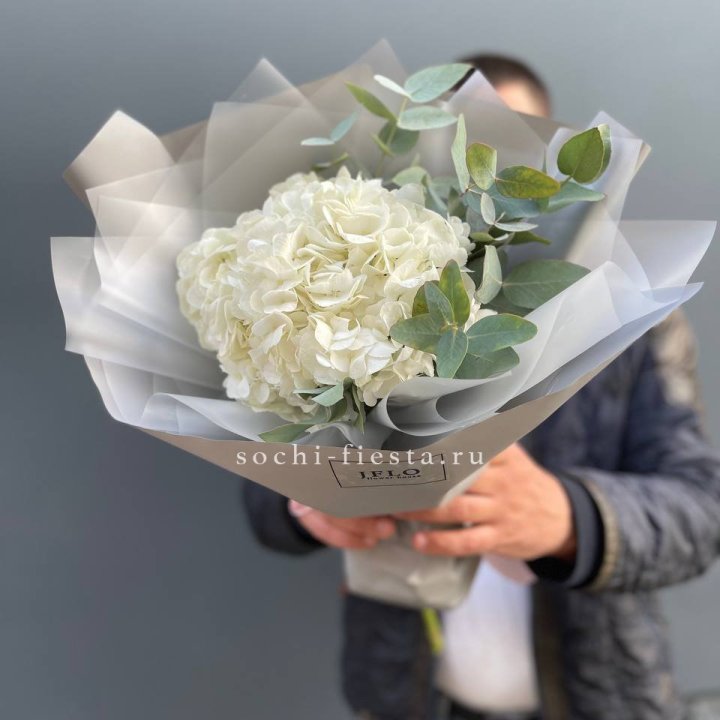  Букет  из белой гортензии в Астрахани