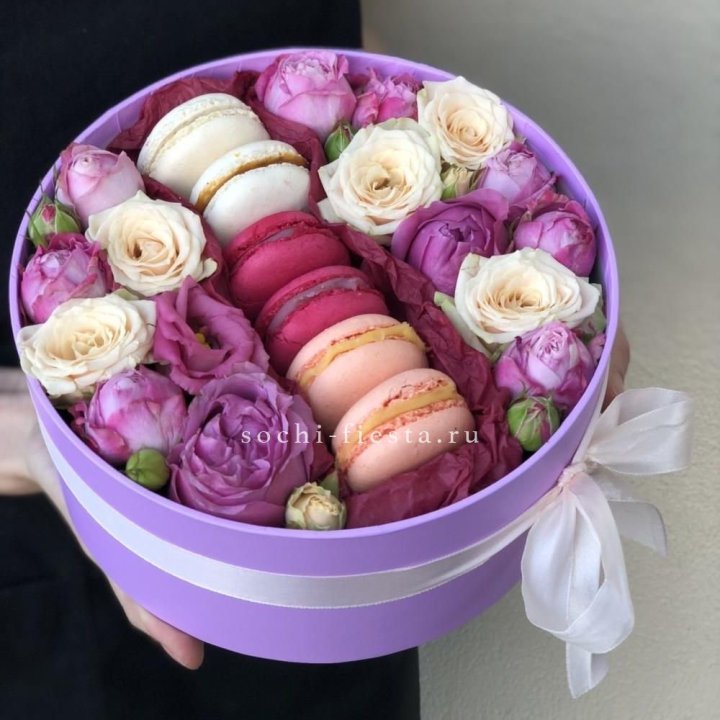 Цветочный бокс "Лаванди" в Астрахани