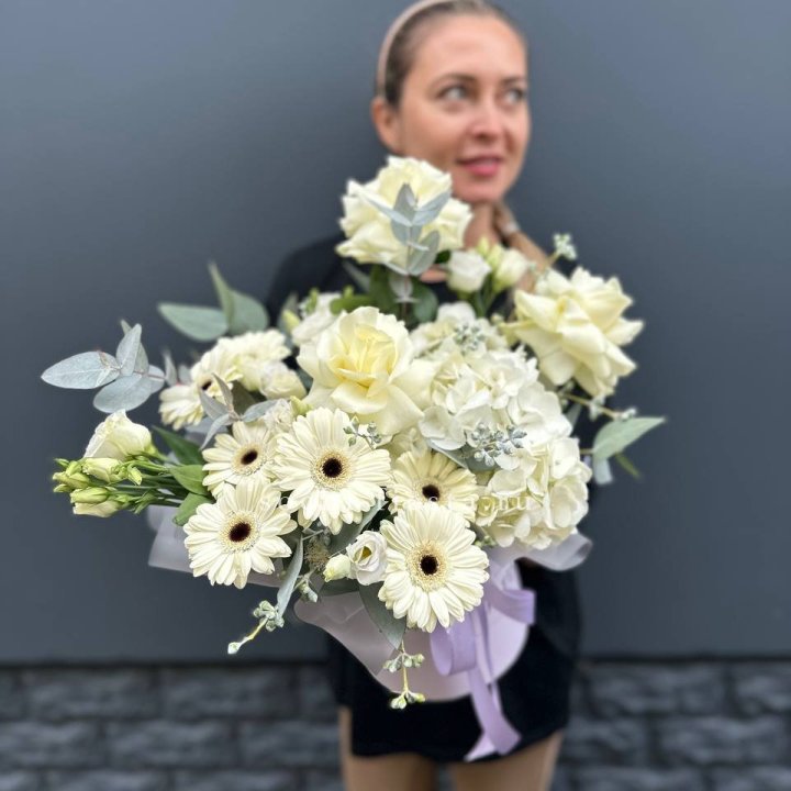 Цветочный бокс "Лавандовый сон" в Астрахани