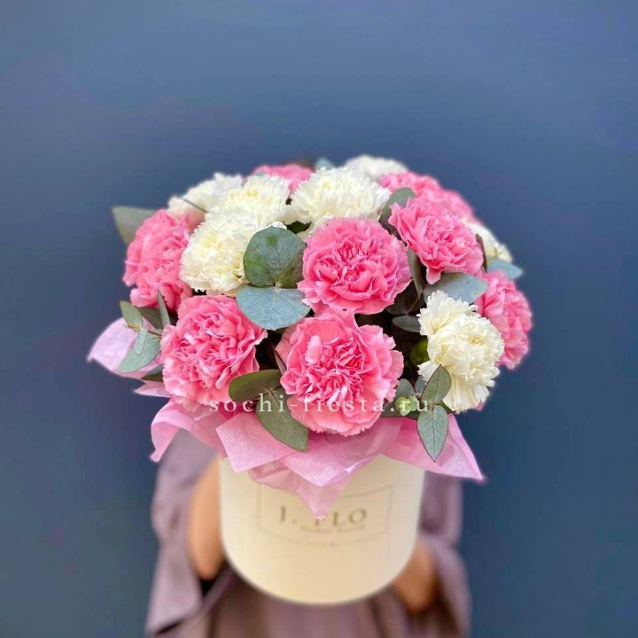 Диантусы в цилиндре в Астрахани