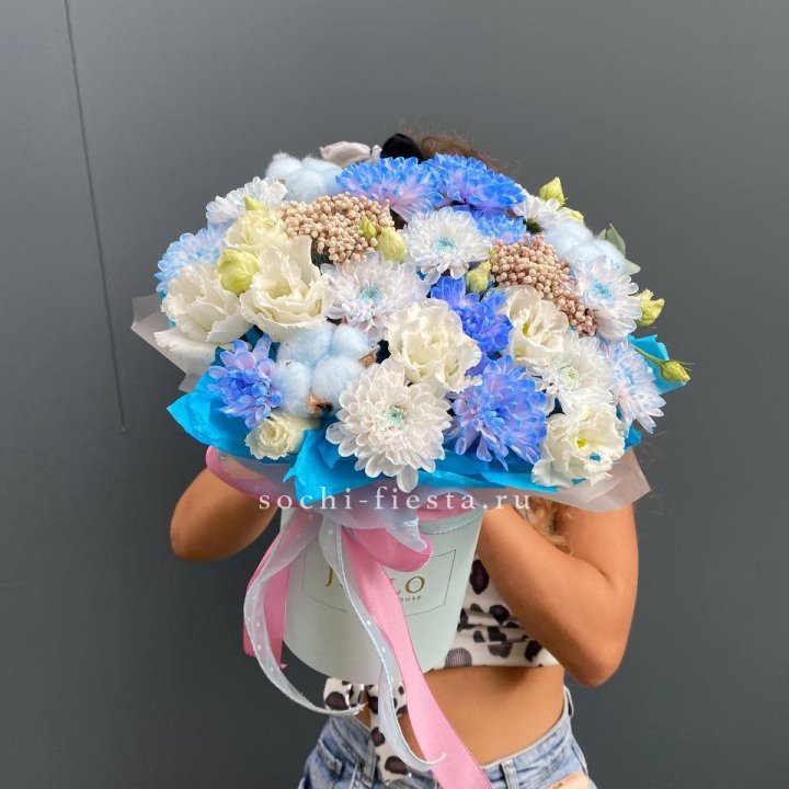 Коробка цветов  " Облако" в Астрахани