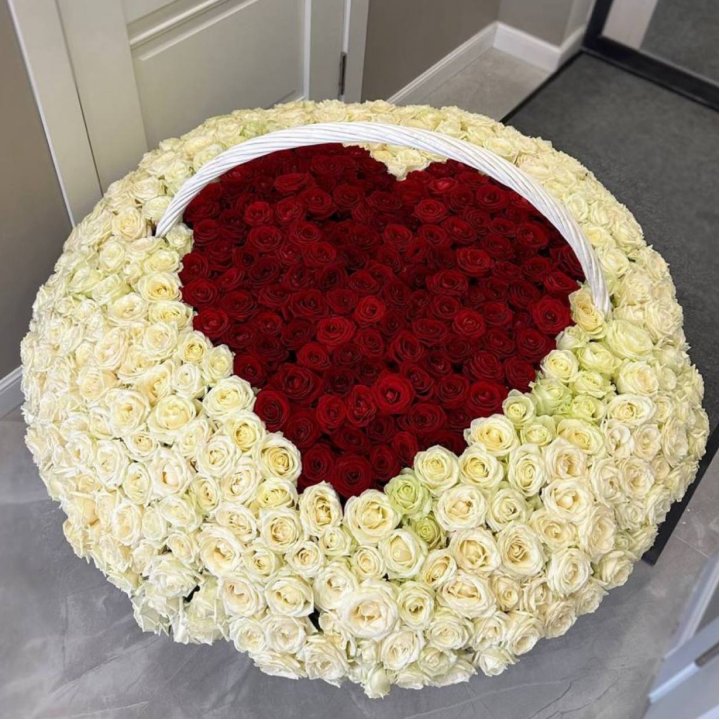 501 роза сердце в Астрахани