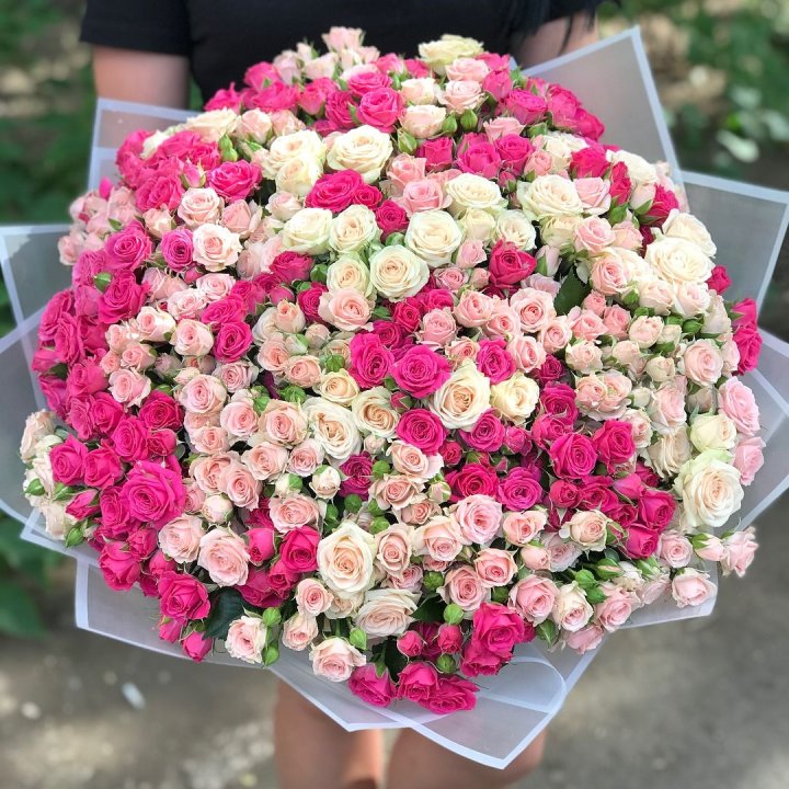 101 кустовая роза в Астрахани