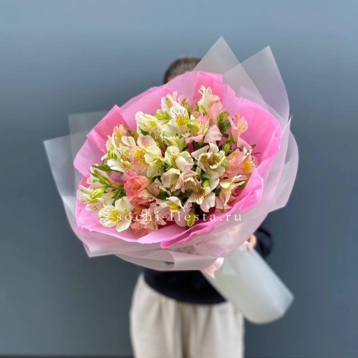 букет альстромерий "Черри" в Астрахани