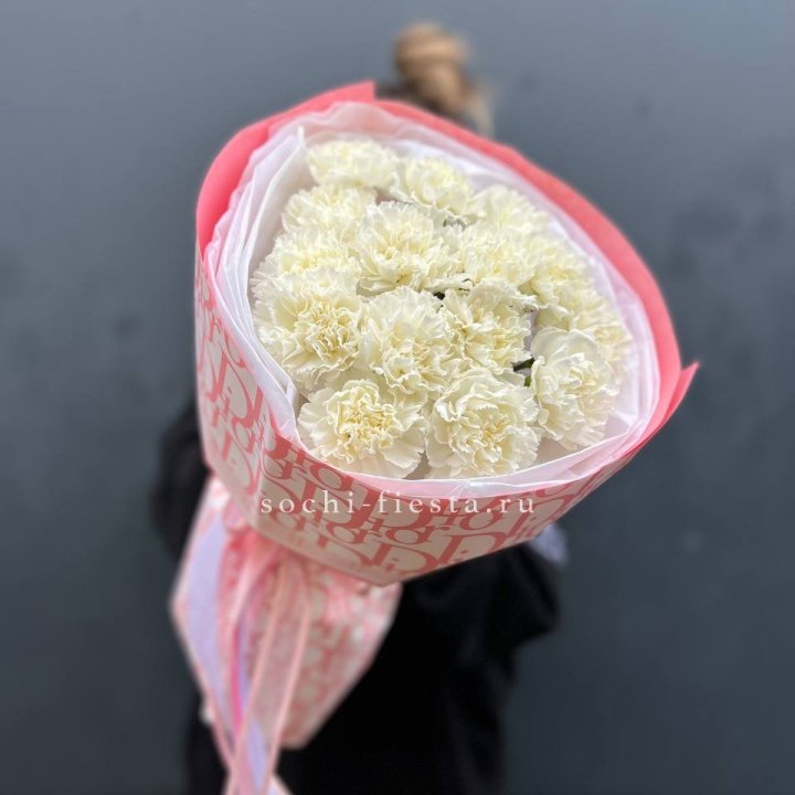 Белые диантусы №2 в Астрахани