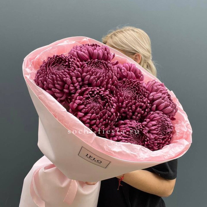 9 хризантем бигуди в Астрахани