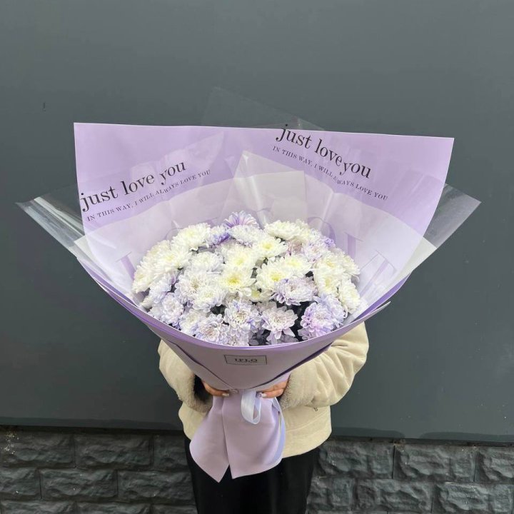 9 воздушных хризантем в Астрахани