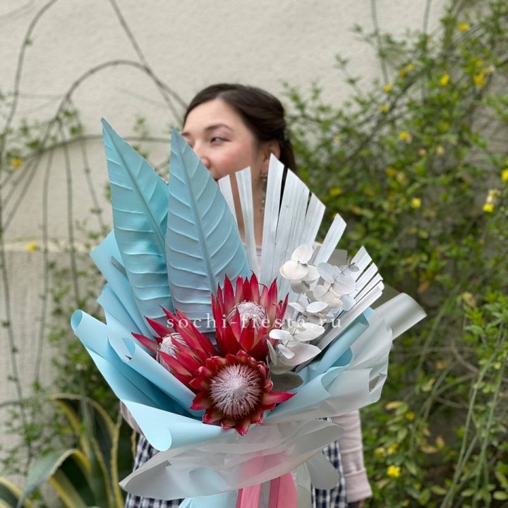 Букет из протеи "Клеопатра-2" в Астрахани