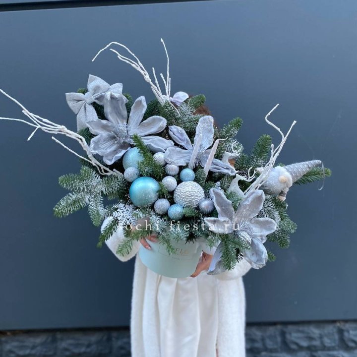 Композиция "Снежный цветок" в Астрахани