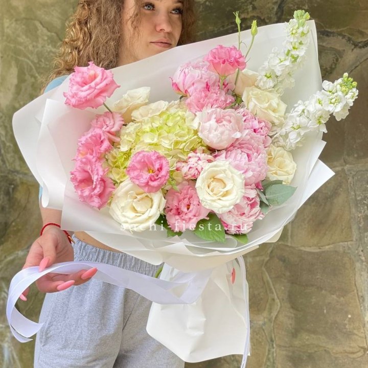Букет с пионами №3 в Астрахани