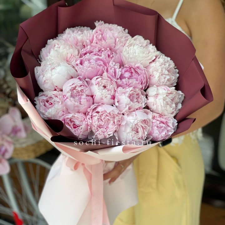 Букет с пионами №5 в Астрахани