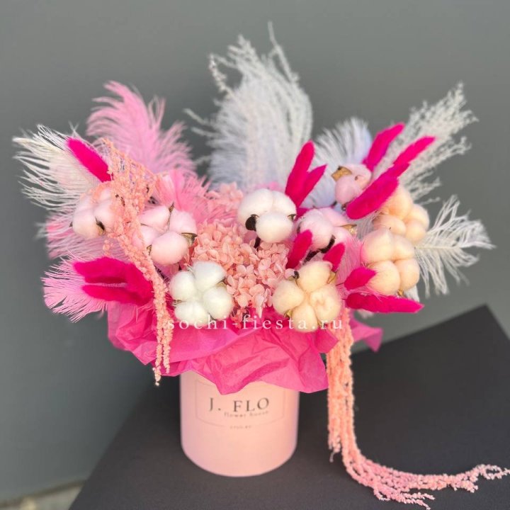 Авторский бокс с сухоцветами №1 в Астрахани