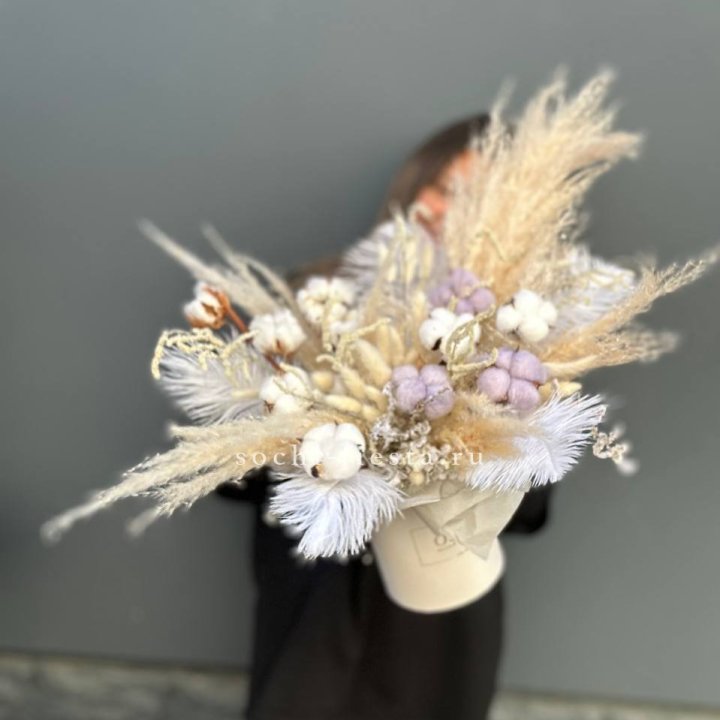 Авторский бокс с сухоцветами №3 в Астрахани