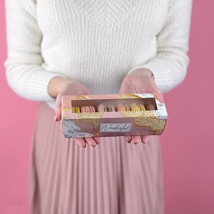 Коробка макаронс 5 шт. в Астрахани