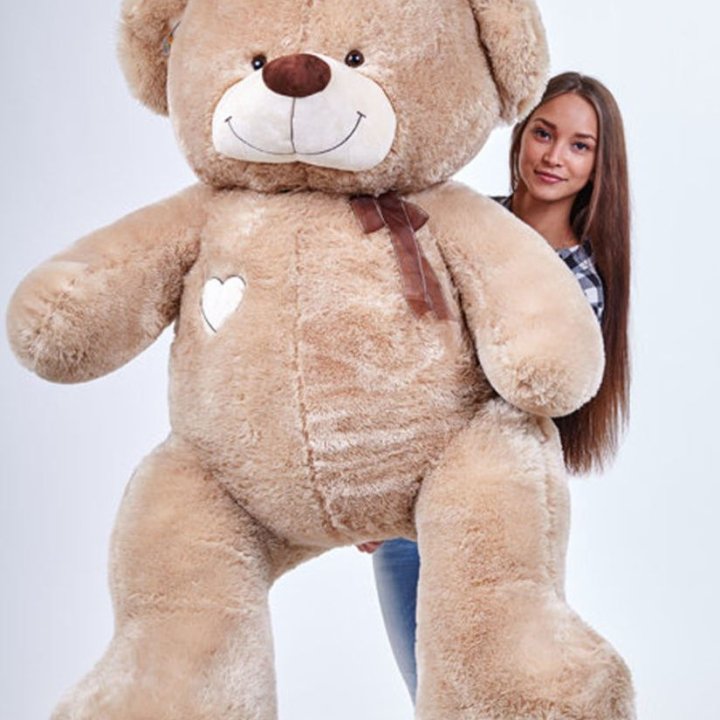 Бурый плюшевый мишка большой в Астрахани