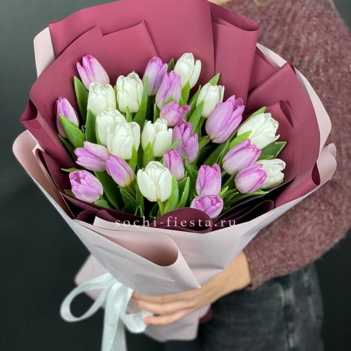 25 тюльпанов микс в Астрахани