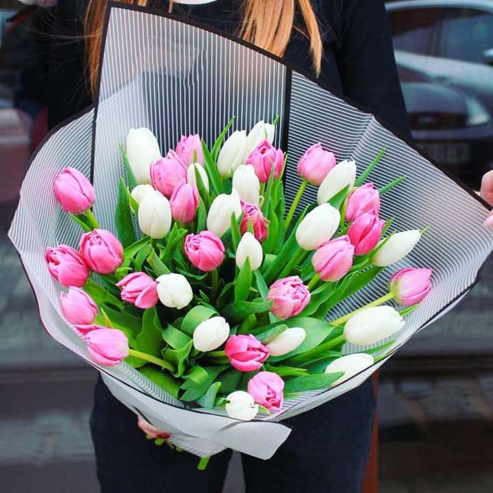 29 тюльпанов микс в Астрахани