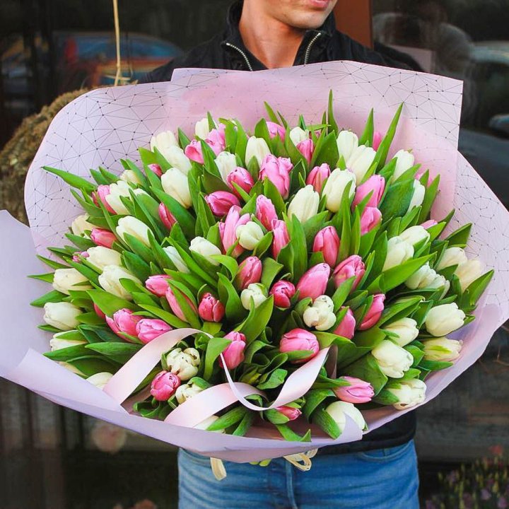 101 тюльпан микс в Астрахани