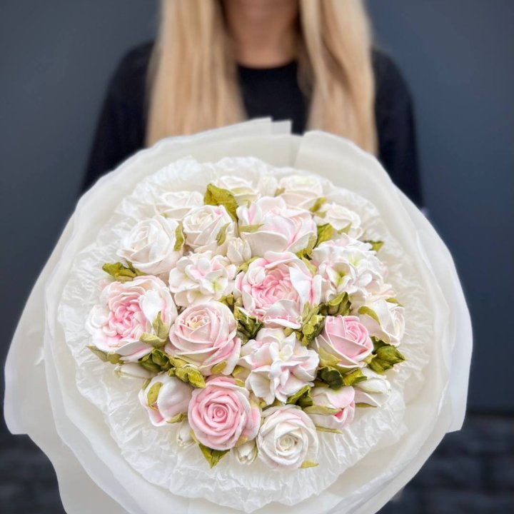 Сладкий букет из ЗЕФИРА нежный в Астрахани